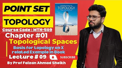 9. Basis for Topology on X| Chapter 1| Point Set Topology by @expertmathematician1399