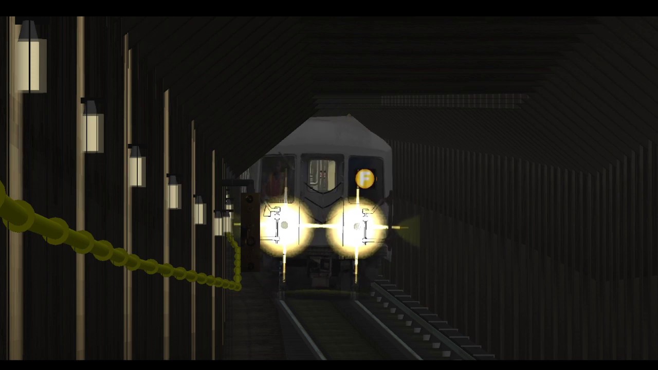 OpenBVE: R42 F Train at 7th Avenue-9th Street - YouTube