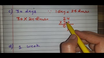 Conversion of days to hours # worksheet 4#chapter 6#class 3