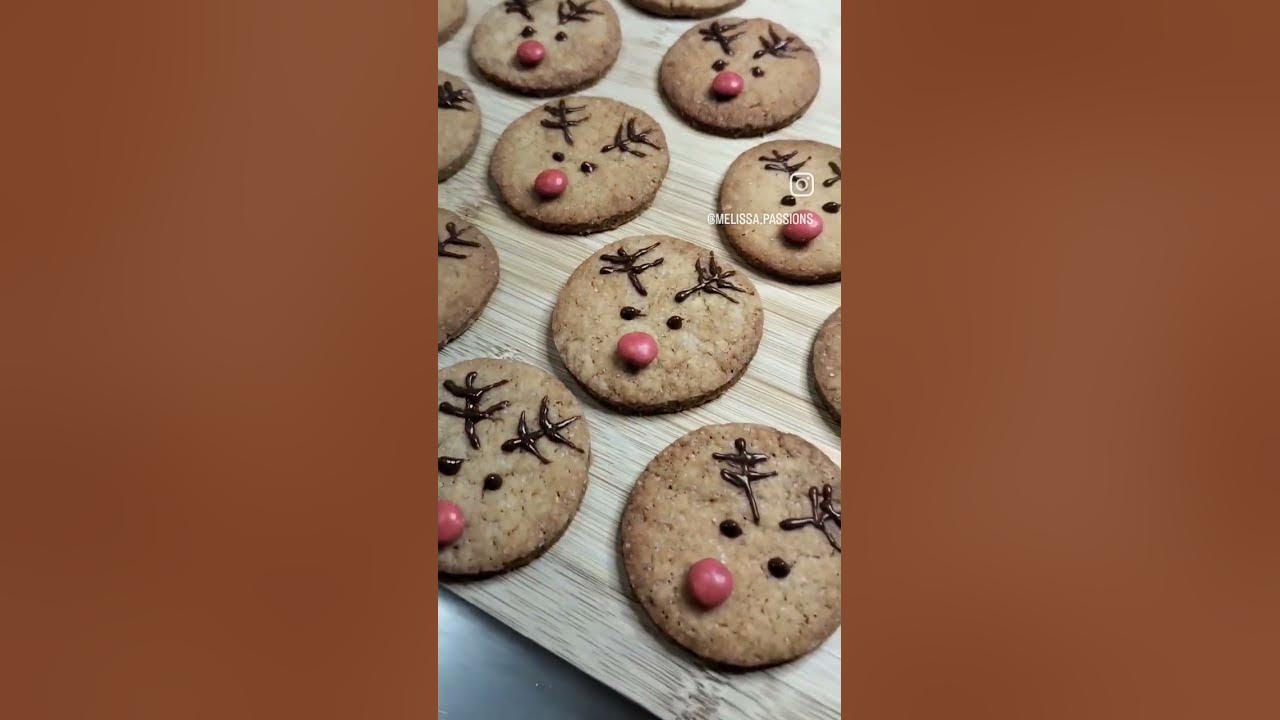 FACILE biscuits Rennes de noël 