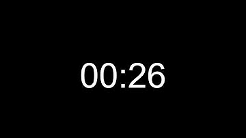 26 Second Timer ⏱️ | Clean Timer