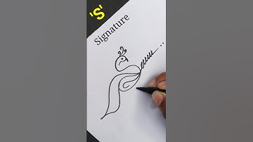 How to draw a stylish signature? #uniquesignature #signature #stylishsignature