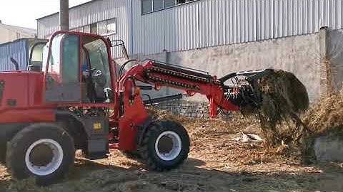 luzun multi function telescopic boom wheel loader