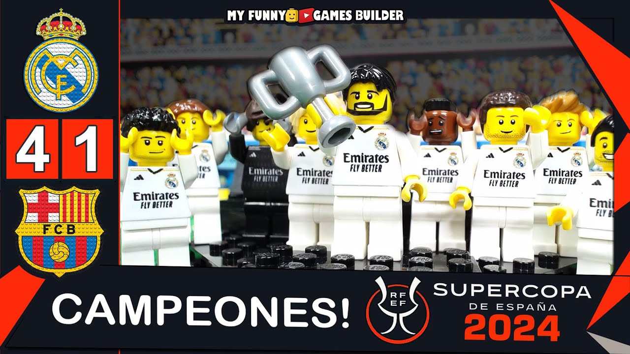 Real Madrid vs Barcelona 4-1 🏆 Supercopa de Espana 2024 Goals