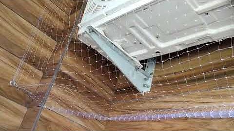ac covering bird net ac bird net call 8800948180 bird cat monkey safety net installation