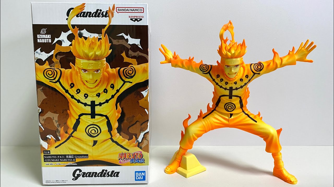 NARUTO: SHIPPUDEN Grandista NARUTO UZUMAKI Ⅱ Figure | Unboxing