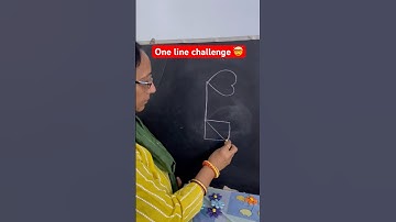 One line draws the entire shape,and the lines cannot overlap!Is there an answer to this question 1