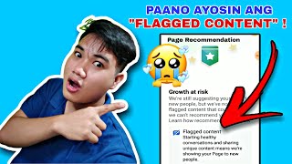 PAANO AYOSIN ANG FLAGGED CONTENT? FACEBOOK PAGE | HOW TO REMOVE FLAGGED CONTENT?