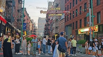 Thumbnail of Italian Vibes in NYC! 🇮🇹 Little Italy Night Walking Tour 4K 🌙 Fantastic Food & Amazing Atmosphere 🗽