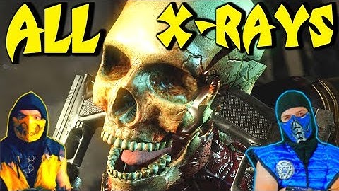 Scorpion & Sub-Zero REACT - MORTAL KOMBAT XL ALL X-RAYS | MKXL REAL LIFE PARODY!