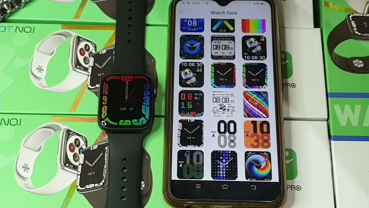 How to connect DT No.1 7 Smartwatch with the phone and App Explained in Nepali