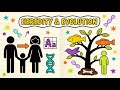 Heredity &amp; Evolution Made Easy: Traits, Genes and Mendel's Experiments...