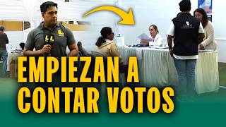 Así inició el conteo de votos en las mesas de votación: "Todo se ha dado con normalidad"