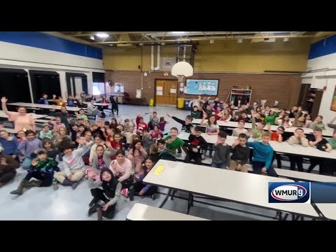 New Hampshire weather school visit: Thorntons Ferry School in Merrimack