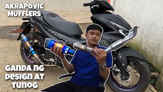 Akrapovic Exhaust Pipe w/ silencer | Aerox 155 | Full Review | Philippines