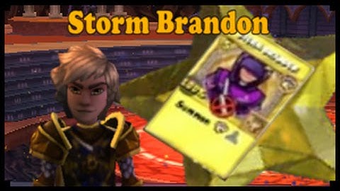 Wizard 101 l Minion Showcase l Storm Brandon