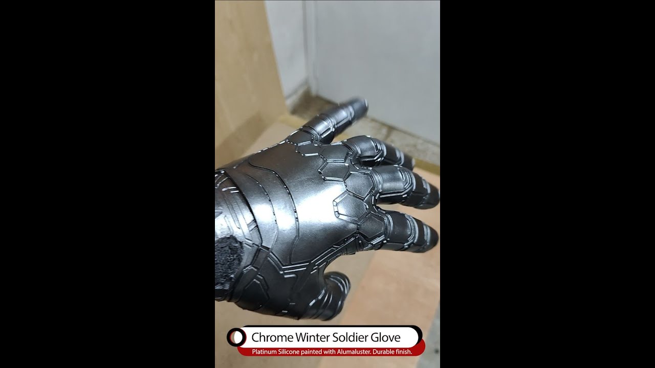 ArtStation - Winter Soldier Hand Gloves. Chrome Platinum Silicone.