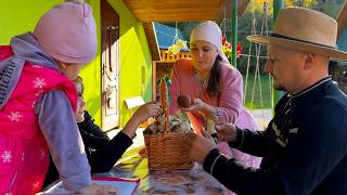 Happy Family Life in a Remote Carpathian Mountain Village 🏡❤️ Mushroom Hunting & Cooking