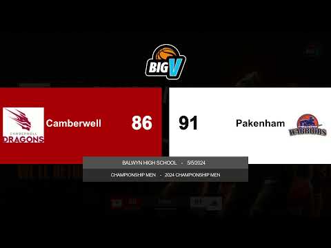 BigV Champ Men - Camberwell vs Pakenham - Round 5