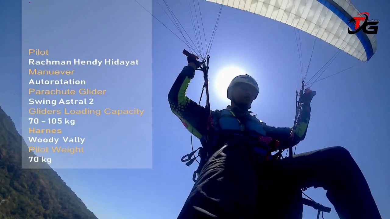 Autorotation SIV Paragliding maneuver by Hendy - YouTube