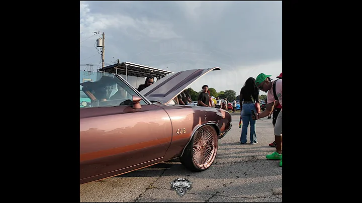Oldsmobile cutlass on rose gold wire wheels