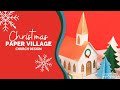 Christmas Paper Village Church