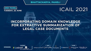 Incorporating Domain Knowledge for Extractive Summarization of Legal Case Docs   Bhattacharya,Paheli