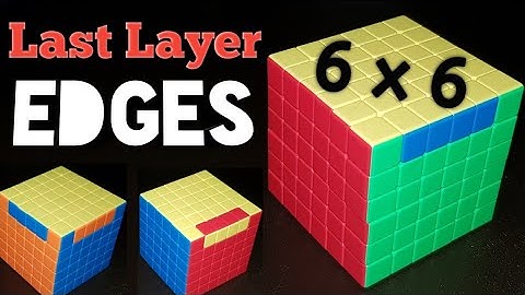 6x6 Last Layer Edge Parity
