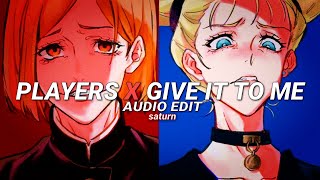 Players x Give It To Me (TikTok Mashup x Speed Up) - Coi Leray x Timbaland [Edit ] Resimi