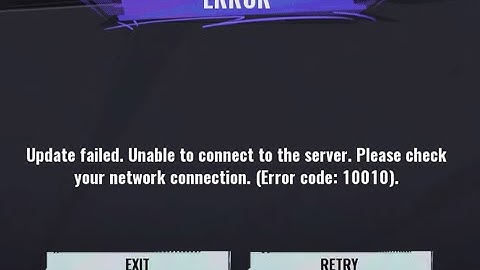 How to fix error code 10010 Fragpunk -  Update failed. Unable to connect to the server