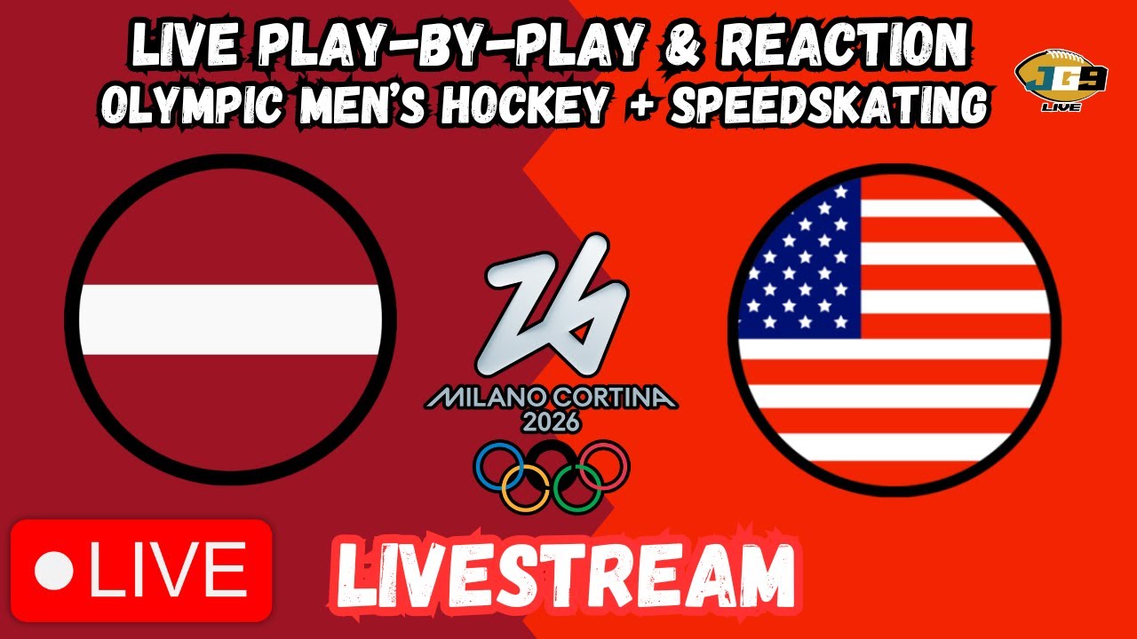 USA vs. Latvia | 2026 OLYMPICS LIVESTREAM | Men's Hockey | LIVE