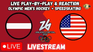 USA vs. Latvia | 2026 OLYMPICS LIVESTREAM | Men's Hockey | LIVE