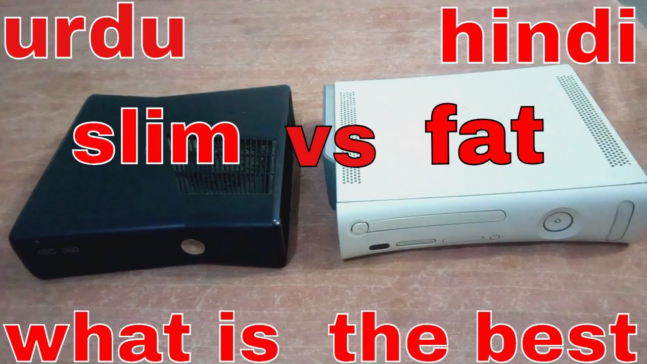 New Xbox Slim Vs. Old Xbox Fat 