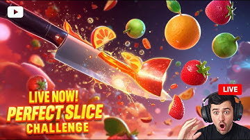 Perfect Slice Live Gameplay | Ultimate Cutting Challenge | Most Satisfying Fruit Slicing Game 2025