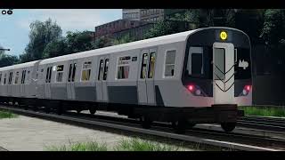 ROBLOX Railfanning at PTA Subway C&M S64E17: PST-9 (R) Train