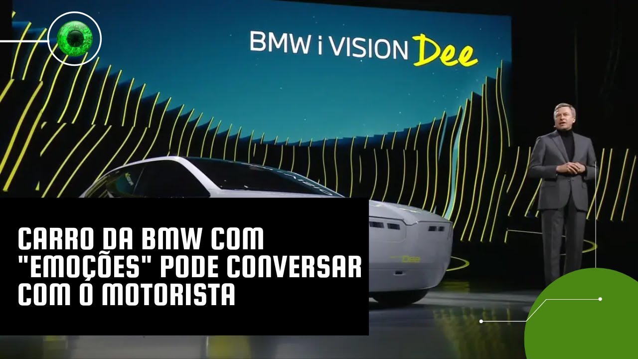 Carro da BMW com emoções pode conversar com o motorista