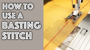 How To Use a Basting Stitch and how to Gather with a basting stitch | Sew Anastasia