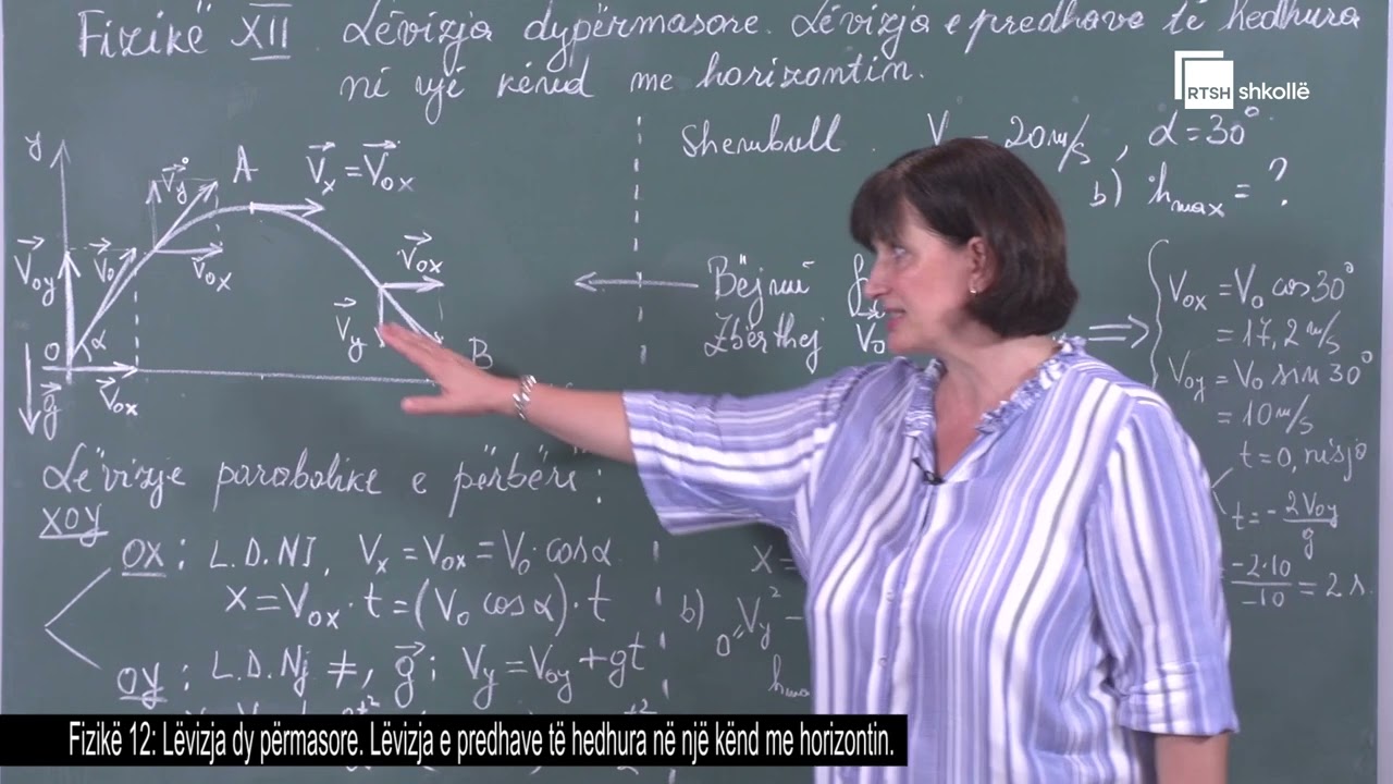 Rënia e lirë. Nxitimi i rënies së lirë. Ekuacionet e lëvizjes| Fizikë 12