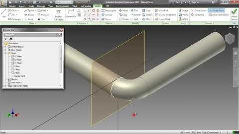 Elbow Piston (Video Tutorial) Autodesk Inventor