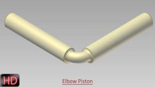 Famous Elbow Piston (Video Tutorial) Autodesk Inventor Profile