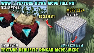 SEMAKIN NYATA!!! Inilah Shaders MCPE Paling Realistis! NO LAG!! (1.10+)