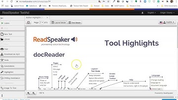 ReadSpeaker TextAid - The Layout and Text Mode Tools