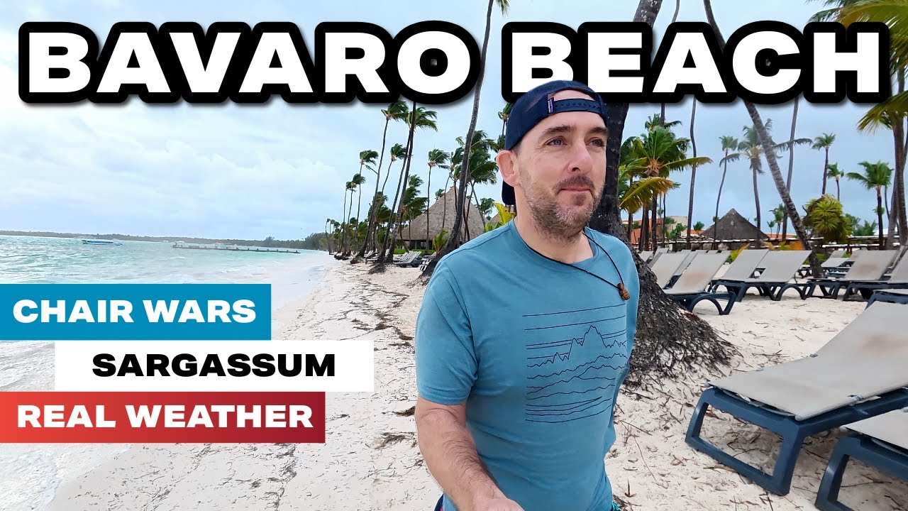 Пляж Баваро, Пунта-Кана 🇩🇴 | Полотенца на шезлонгах, саргассовые водоросли и РЕАЛЬНЫЕ условия на ...