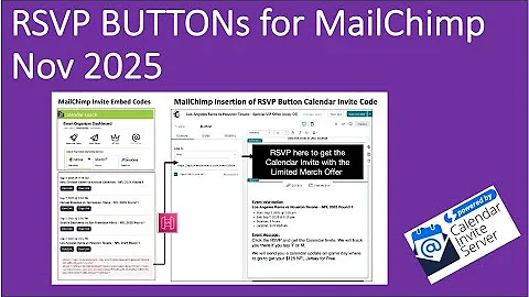How to Create a RSVP Button for MailChimp