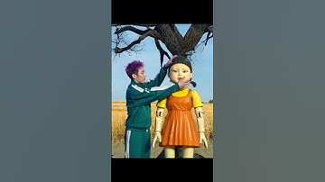 Robot Squidgame - ai short video 🤣🤭 #squidgame #funny #ai  #squidgamchallenge