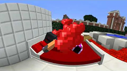100 APHMAUs TRY TO KISS JJ *maizen* in Minecraft 360°