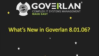 What's new in Goverlan 8.01.06 -  PowerShell Support and NTFS Permissions Reporting