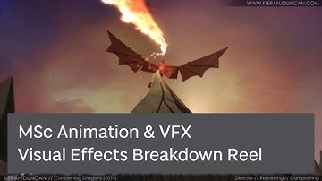 University of Dundee | DJCAD | MSc Animation and VFX | Visual Effects Breakdown Reel