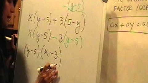 Factoring out the Greatest Common Factor Part 3