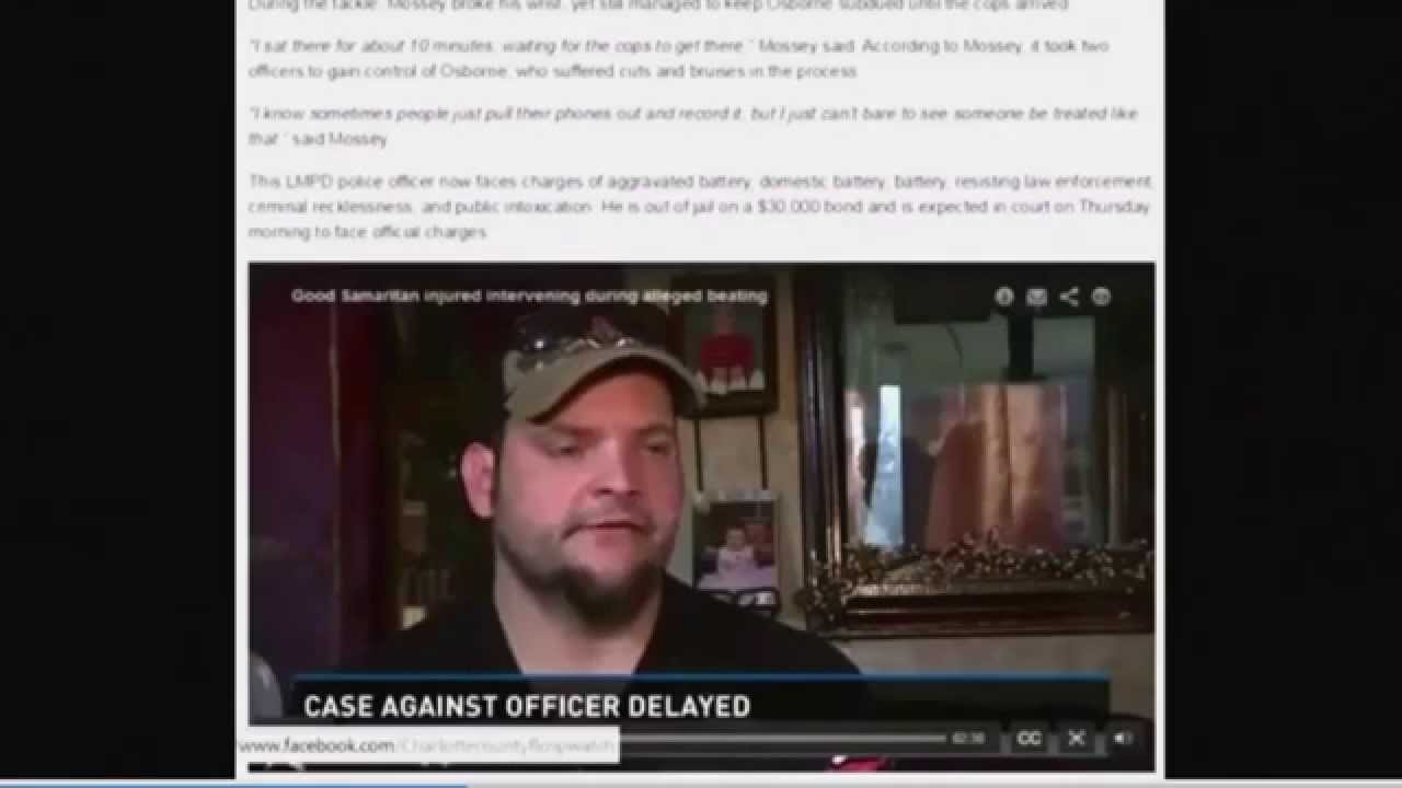Good Samaritan Saves Woman from Cop - YouTube
